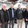 From left to right: Art Harre, Haviland chief sales officer; David O’Brien, Haviland national sales manager; Jeff Hammersmith, Baleco general manager; Carmine Domenicone, Baleco sales manager.