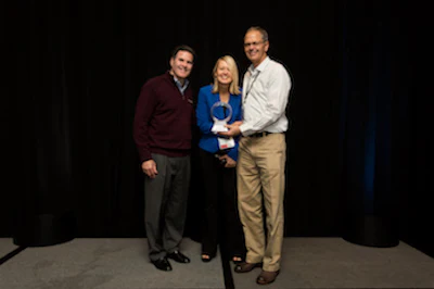 From left: Watkins Wellness President Steve Hammock, Michelle Soule and Tom Walker