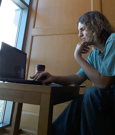 Patrick, a college student, helps JFY Pools monitor its pools on the pHin network.