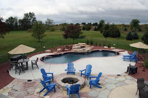 Award-winning pool design in Eagle, Wis