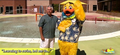 Joseph Vassallo and his sidekick Duckie