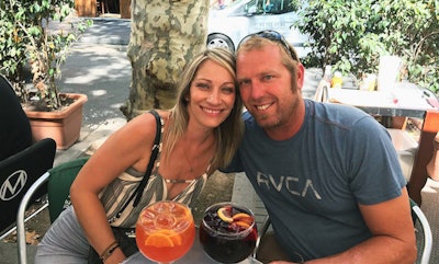 A photo of Heidi Nunes-Tucker and Jared Tucker taken an hour before the attack.