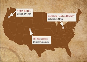 Beer spas in the U.S.