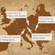 A glimpse of the beer spas one can visit in Europe.