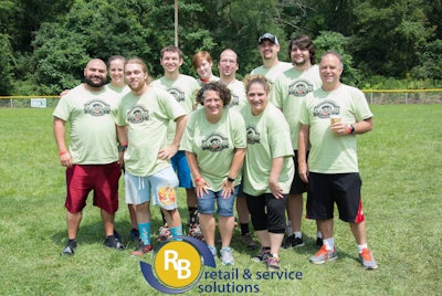 RB Control Systems' team photo at the Fifth Annual Kickball Tournament.