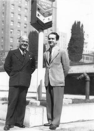 Andrew Pansini Sr., the author’s grandfather, and Andrew Pansini Jr., the author’s father.