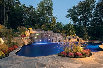 Category: Concrete, Natural Setting By: Cipriano Landscape Design, Mahwah, N.J.