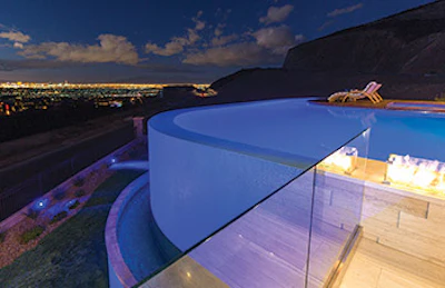 Category: Concrete, Geometric (601 sq. ft. or more) By: California Pools, San Clemente, Calif.