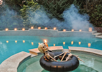 Spooktacular Halloween Decorations for Your Pool Area