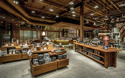 The Starbucks Reserve Roastery in Seattle has a great visual impact, but the staff also makes sure to focus on all the small things that can make an experience better. The front doors, for example, are cleaned every 10 minutes.