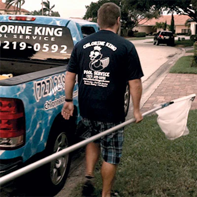 Too many trips to and from the truck steal hours and money from a pool company.