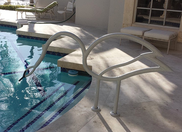 Decorative Pool Handrails | Shelly Lighting