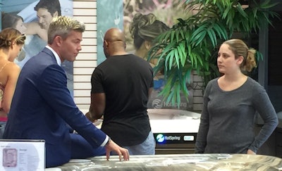 Ryan Serhant helps Ocean Spray sales associate Amanda Wolff improve her sales skills.