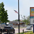 Patio Pleasures store sign, taken in May