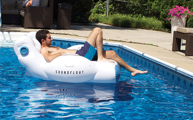 soundfloat luxury pool lounger