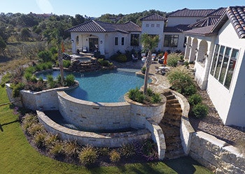 Category: Concrete, Freeform (601 sq. ft. or more) By: Dynamic Environments, Inc., Boerne, Texas (Click to enlarge)