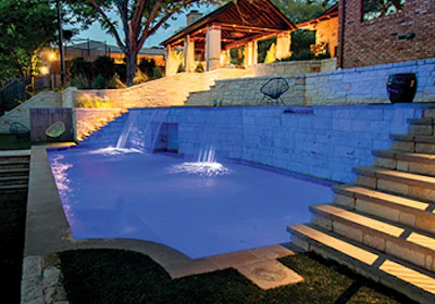 Category: Technical/Engineering Achievement By: Claffey Pools, Southlake, Texas (Click to enlarge)