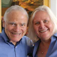 Christine Schaeffer with Leroy Hood, co-founder of ISB and widely considered the father of systems biology.