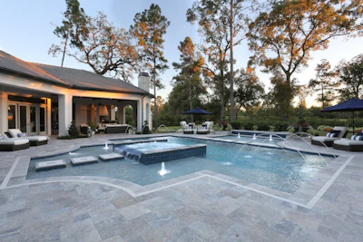 Crum Spa To Fireplace