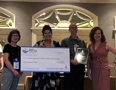 PHTA awarded the 2019 Dr. R. Neil Lowry Grant to the Pueblo Department of Public Health and Environment.