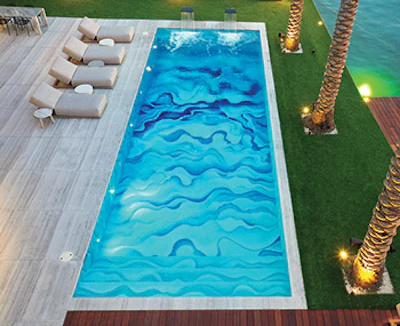 Category: Concrete, Traditional (601 sq. ft. or more) By: Designer Pools, Miami, Fla.