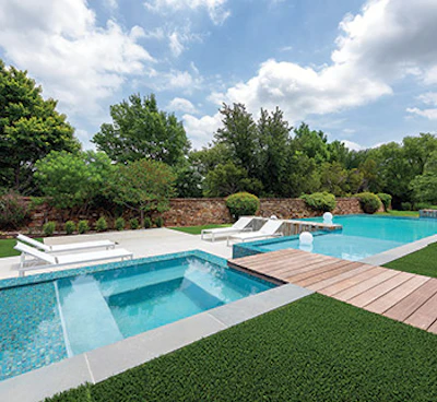 Category: Concrete, Geometric, (600 sq. ft. or less) By: Pool Environments, Plano, Texas
