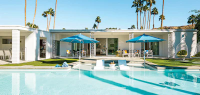 The Ledge Lounger family of products has gained tremendous market traction by offering a host of furnishings that add both form and function to tanning shelves. (Photo courtesy of Ledge Lounger and the Guggenheim House)