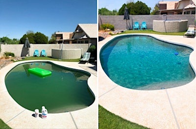This 'swamp to clear' transformation won 1st place.