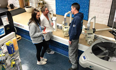 Erik Johnson at Underwater Pool Masters explains the benefits of VSPs. Johnson notes the ability to have a conversation next to three running pumps provides powerful evidence of their quiet operation.
