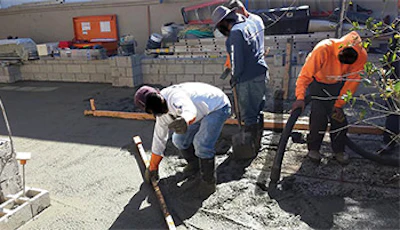 When the steel is raised by way of 'hooking,' the traffic and activity of the installation process will likely cause the steel to fall back to the ground, leaving the slab structurally compromised.