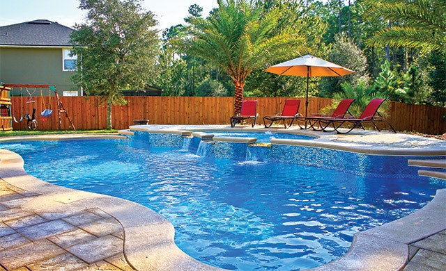 Fiberglass Pools As Beautiful Concrete Aqua Fiberglass Pools As Beautiful, In Ground Pools Jacksonville Florida