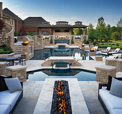 Category: Concrete, Traditional (601 sq. ft. or more) By: J.Brownlee Design, Franklin, Tenn.