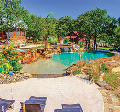 Category: Concrete, Natural Setting By: Cody Pools, Georgetown, Texas