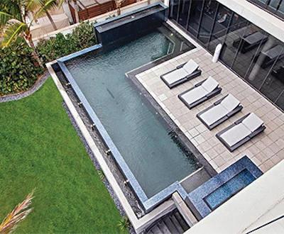 Category: Elevated Pool and/or Spa Structure By: Van Kirk & Sons Pools & Spas, Deerfield Beach, Fla.
