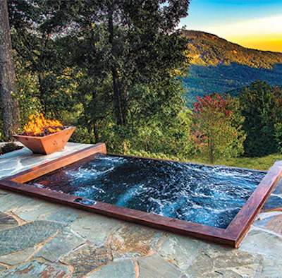 Category: Metal and/or Concrete Spas By: DaVinci Spas, Northglenn, Colo.
