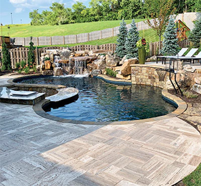 Category: Concrete, Natural Material By: Elite Landscaping, Omaha, Neb.