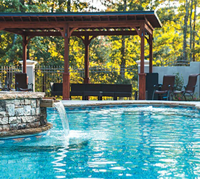 Category: Vinyl-Lined, Freeform By: J&M Pool Company, Senoia, Ga.