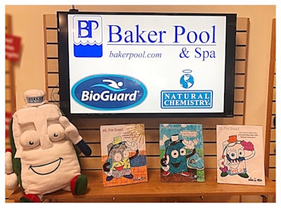 Baker Pool & Spa in Chesterfield, Mo., launched a coloring contest to engage customers and their kids, using Enzo. It was highly successful, with parents even taking home sheets to kids who were home from school in need of something to do.