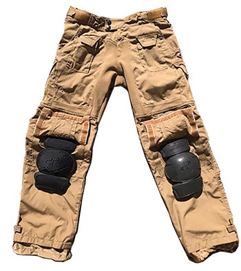 Water resistant top work pants