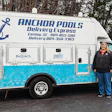 Jane Merritt of Anchor Pools started the delivery service in 2019. It left the company perfectly positioned to deal with the customer supply problems of COVID.