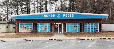 Anchor Pools' original location first opened in 1979.