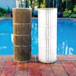 What is the difference between the filter on the left and the filter on the right? A good long soak in a solution designed to loosen oils, grease and crusted debris, followed by a thorough rinse.