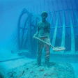Underwater photos courtesy Matt Curnock; LED statue photo courtesy Jason deCaires Taylor