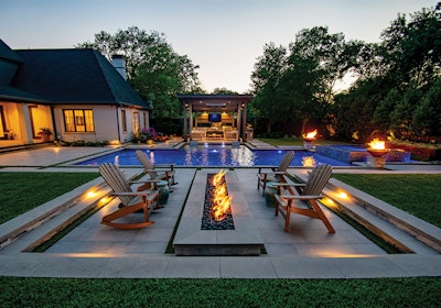 Category: TRADITIONAL By: Claffey Pools, Southlake, Texas