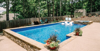 Category: VINYL-LINED POOLS By: J&M Pool Company, Senoia, Ga.