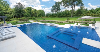 Category: GEOMETRIC By: Texas Pools, The Woodlands, Texas