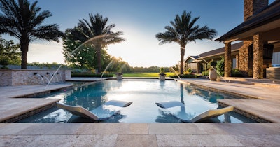 Category: Geometric By: Platinum Pools, Houston, Texas
