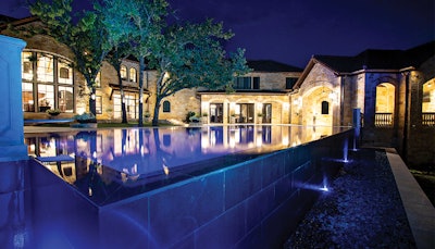Category: Pools with a vanishing edge By: Claffey Pools, South Lake, Texas