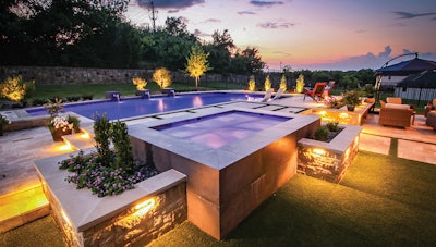 Category: Geometric By: Southerwind Pools, McKinney, Texas