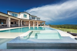 Category: Elevated Pool and/or Spa Structure By: Cascade Custom Pools, Austin, Texas